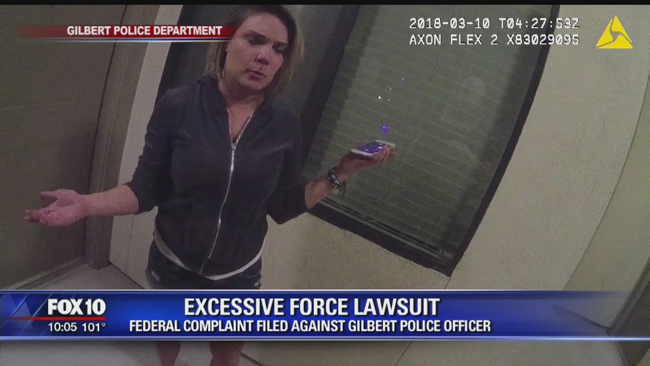 Excessive force lawsuit filed against Gilbert Police officer | FOX 10 ...