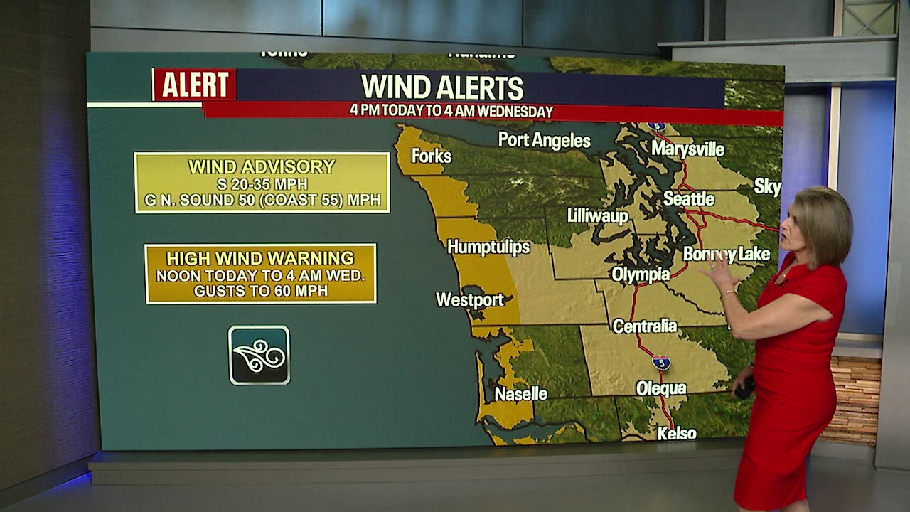 Seattle weather: Highs winds, freezing rain at mountain passes