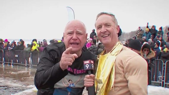 MN Gov. Tim Walz takes the Polar Plunge