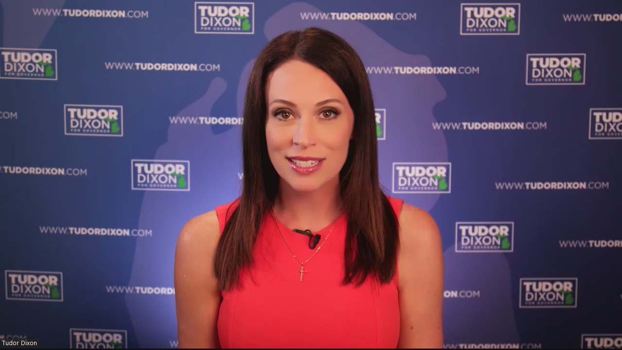 Republican gubernatorial candidate Tudor Dixon talks about taking on Gretchen Whitmer