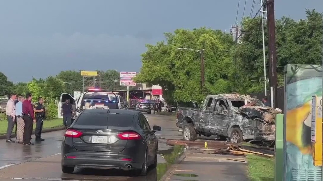 New video shows crash after deadly shooting