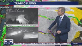 I-90 West closed near Cle Elum after multiple semi spinouts and collisions