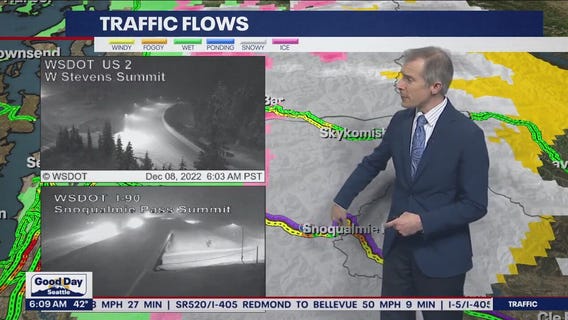 I-90 West closed near Cle Elum after multiple semi spinouts and collisions