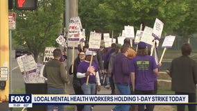400 mental health workers hold one-day strike