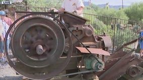 Historic stamp mill at the Cave Creek Museum