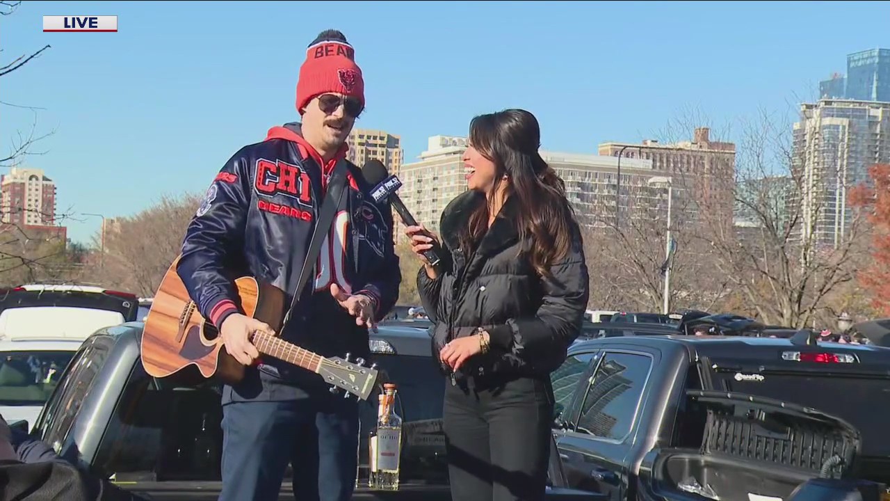Tina tailgates with special guest Dave Swerski | Bears Game Day Live
