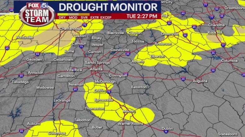 Drought index on the rise in Georgia | FOX 5 Atlanta