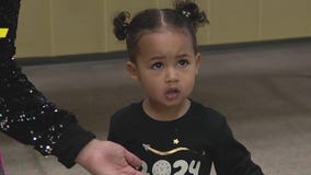 Kids celebrate NYE their own way - 12 hours early