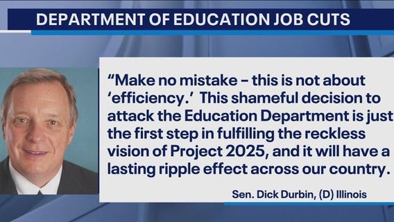 Illinois leaders slam Trump after ‘appalling’ Education Department layoffs