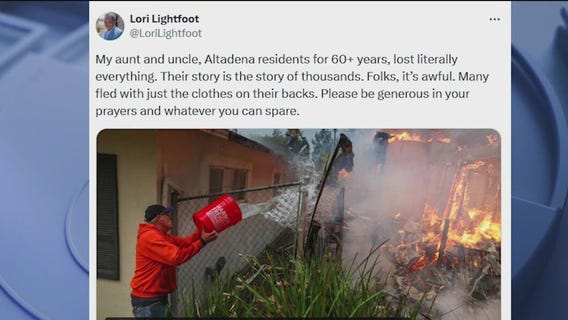 Lightfoot's aunt and uncle lost 'everything' in LA wildfires