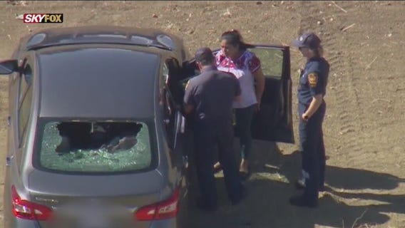 Child hurt after being hit by object while on 101 Freeway