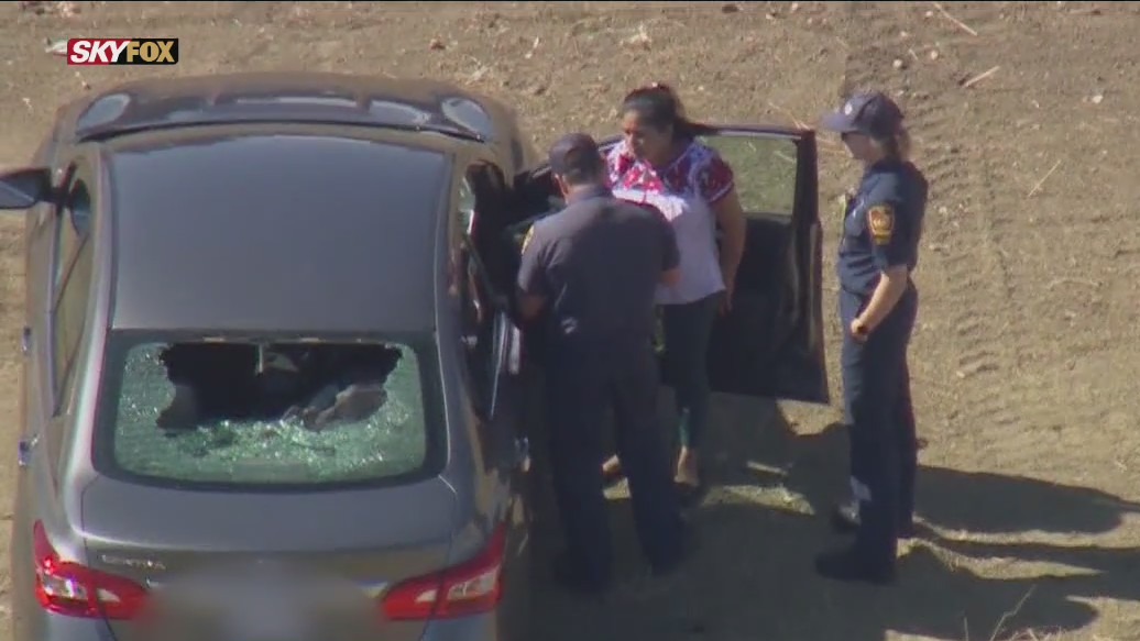 Child hurt after being hit by object while on 101 Freeway