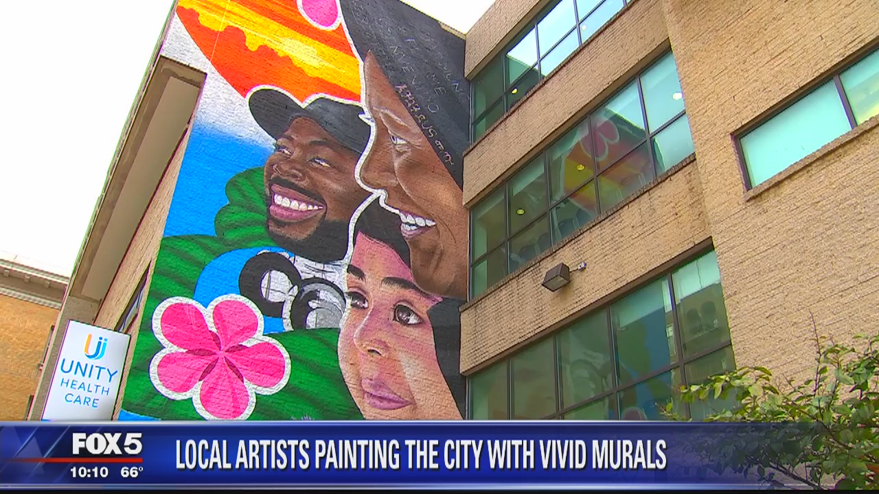 Artists helping brighten and revitalize DC neighborhoods as part of MuralsDC project