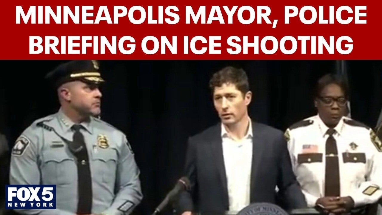 Minneapolis mayor, police on ICE shooting