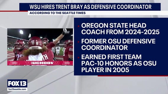 WSU hires former Oregon State coach Trent Bray as defensive coordinator