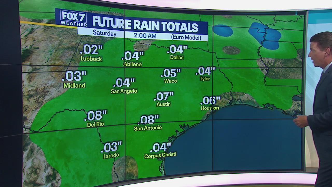 Rain possible as warm, humid weather conditions continue