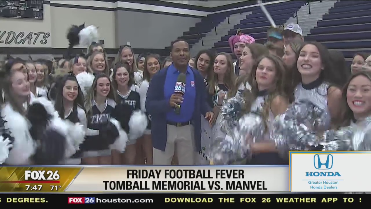 Tomball Memorial High School has Friday Football Fever