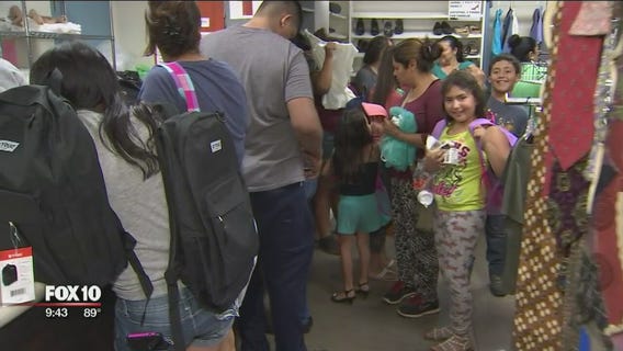 ICM taking food, clothing, household donations