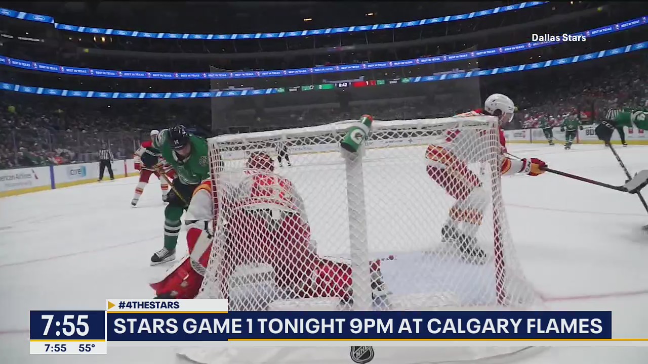 Dallas Stars face Calgary Flames in Game 1