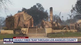 Deadly fires tear through Los Angeles County, residents survey damage