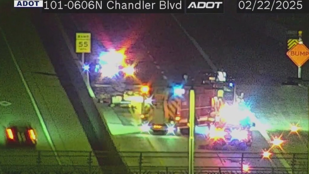 Driver injured after crashing into DPS vehicle