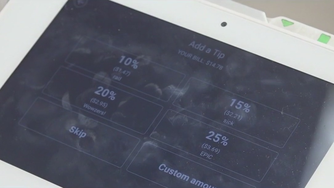 Some Americans are tired of being asked to tip