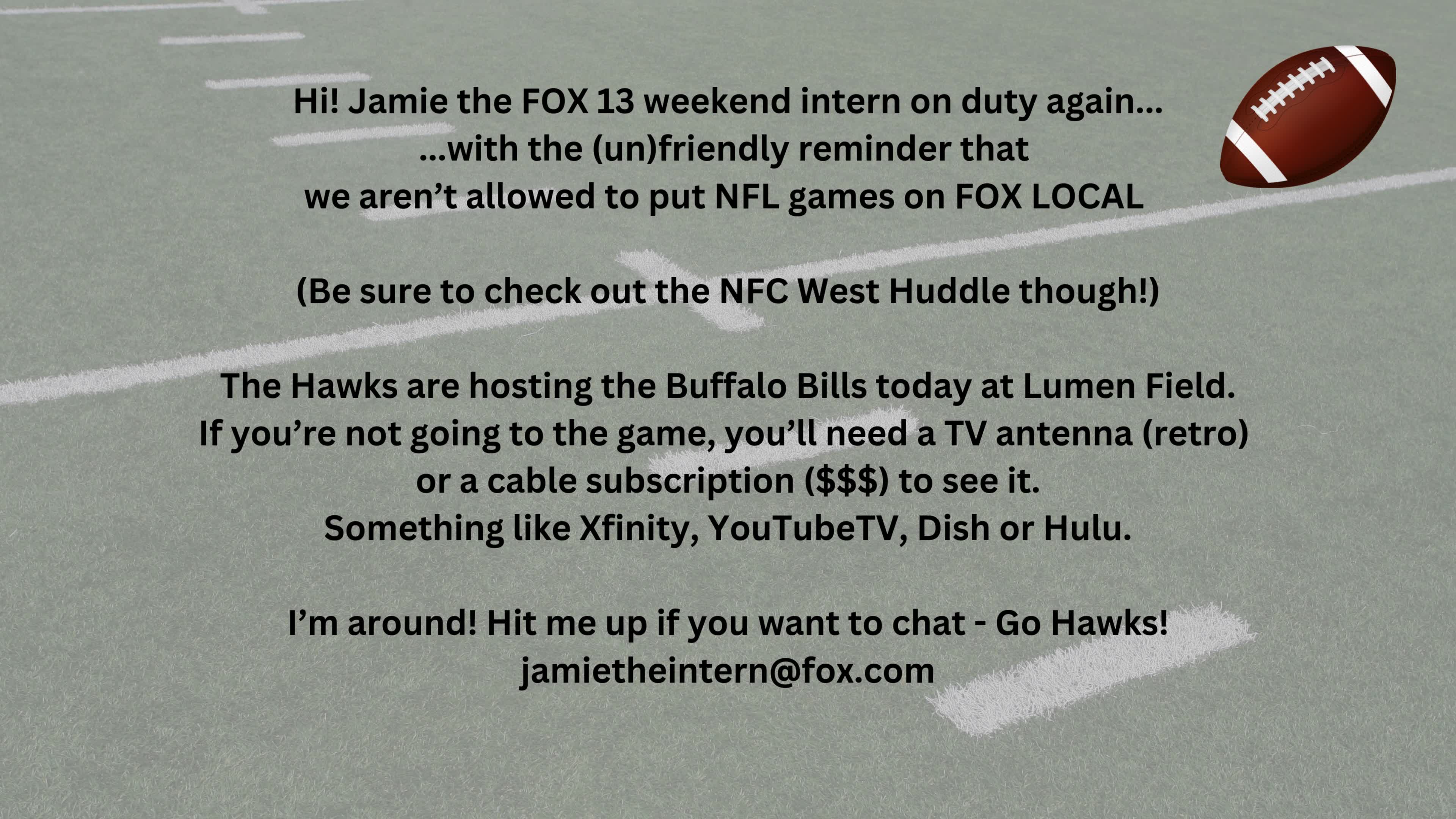Where to watch Seahawks vs Bills