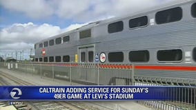 Caltrain operating special train service for Sunday 49ers game