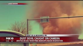 Dust devils in Scottsdale caught on camera