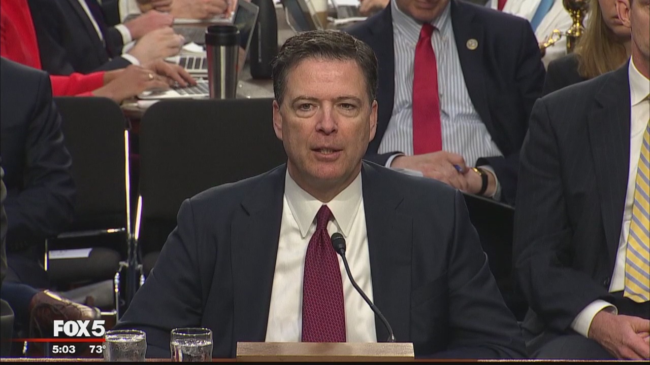 Comey says he was fired because of Russia investigation