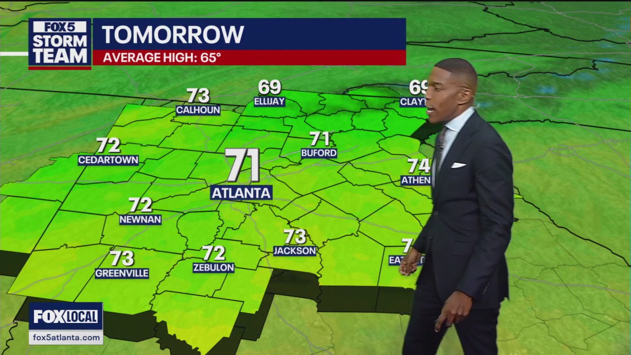 Tuesday evening forecast