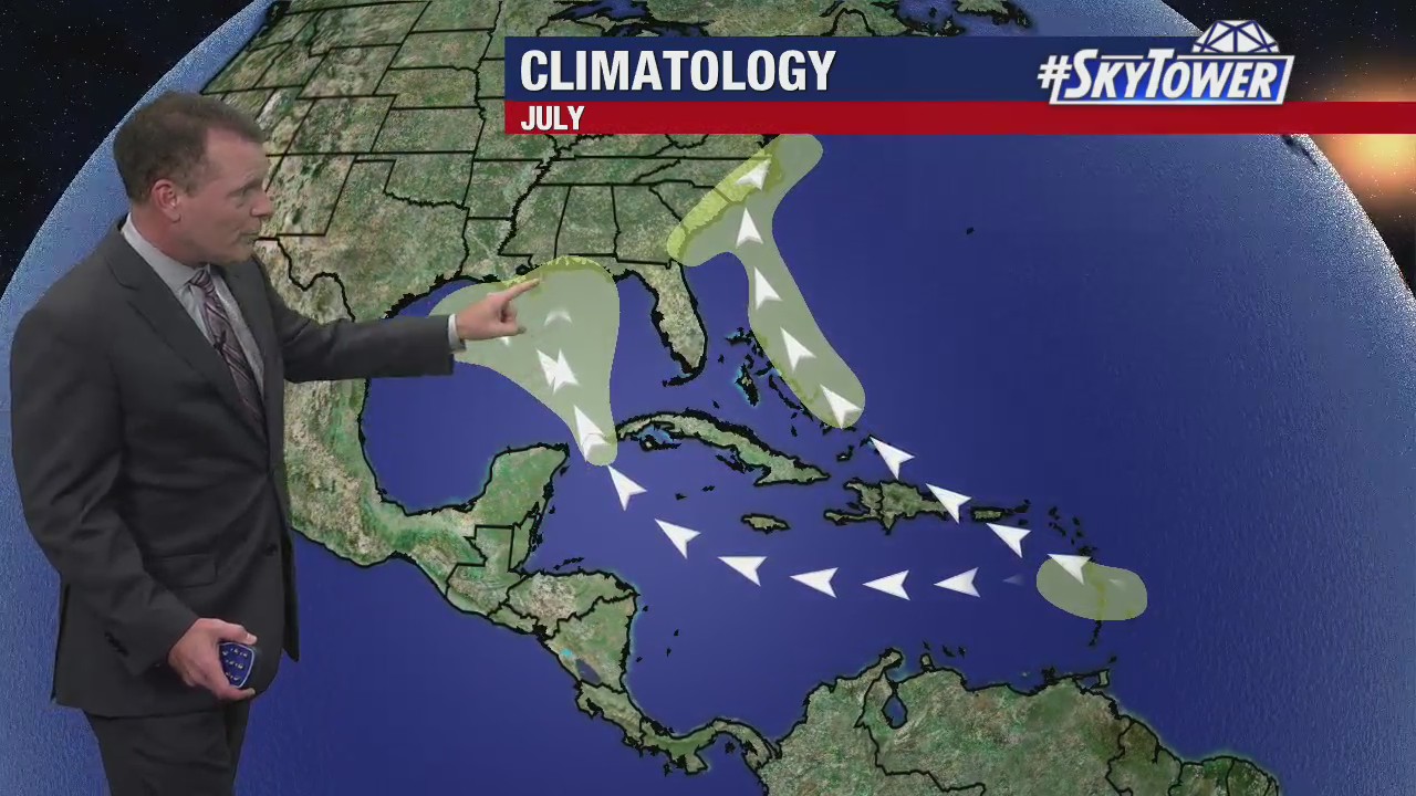 Today's tropical weather forecast