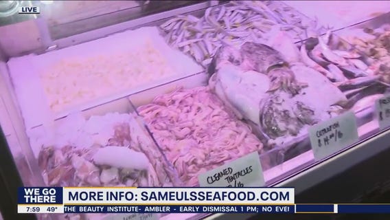 Seafood for the season: Customers line up outside of Samuels & Son Seafood to get ingredients for feast of 7 fishes