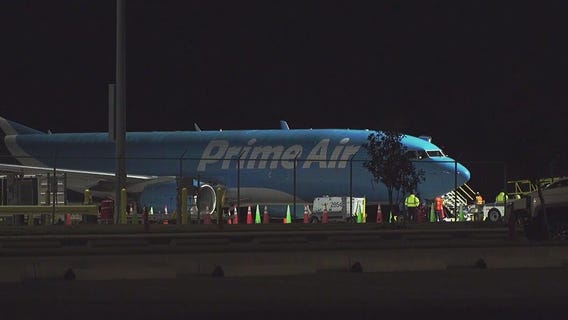 Overnight shift at Amazon Air Hub