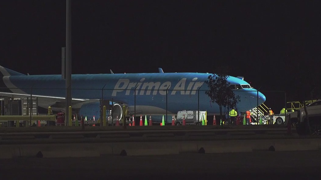 Overnight shift at Amazon Air Hub