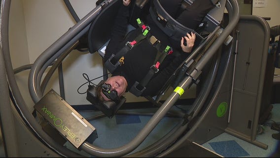 Unusual chair used to treat vertigo helps communication between brain, inner ear