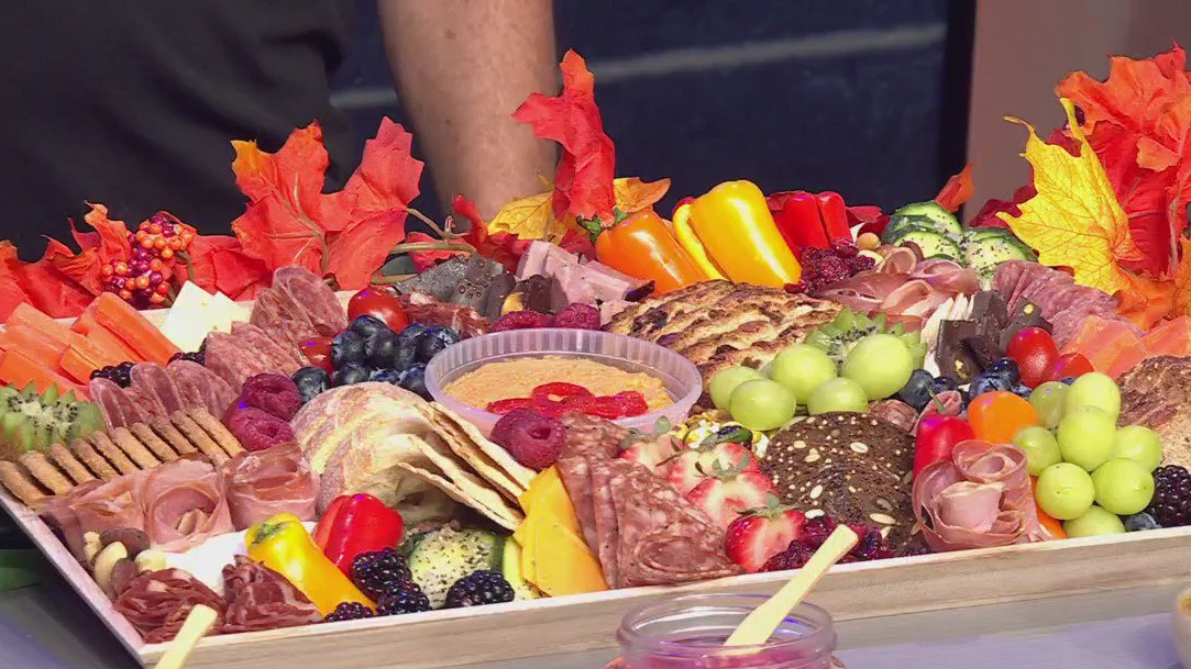 Making charcuterie boards with Graze Craze