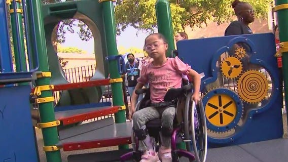 ADA-compliant playground unveiled at West Loop school