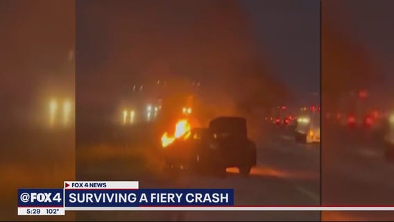 Dallas judge thankful after surviving fiery crash