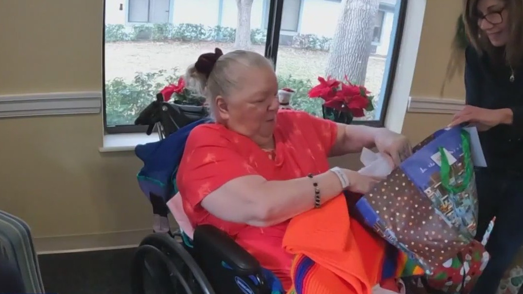 Seniors in nursing homes receive Christmas gifts