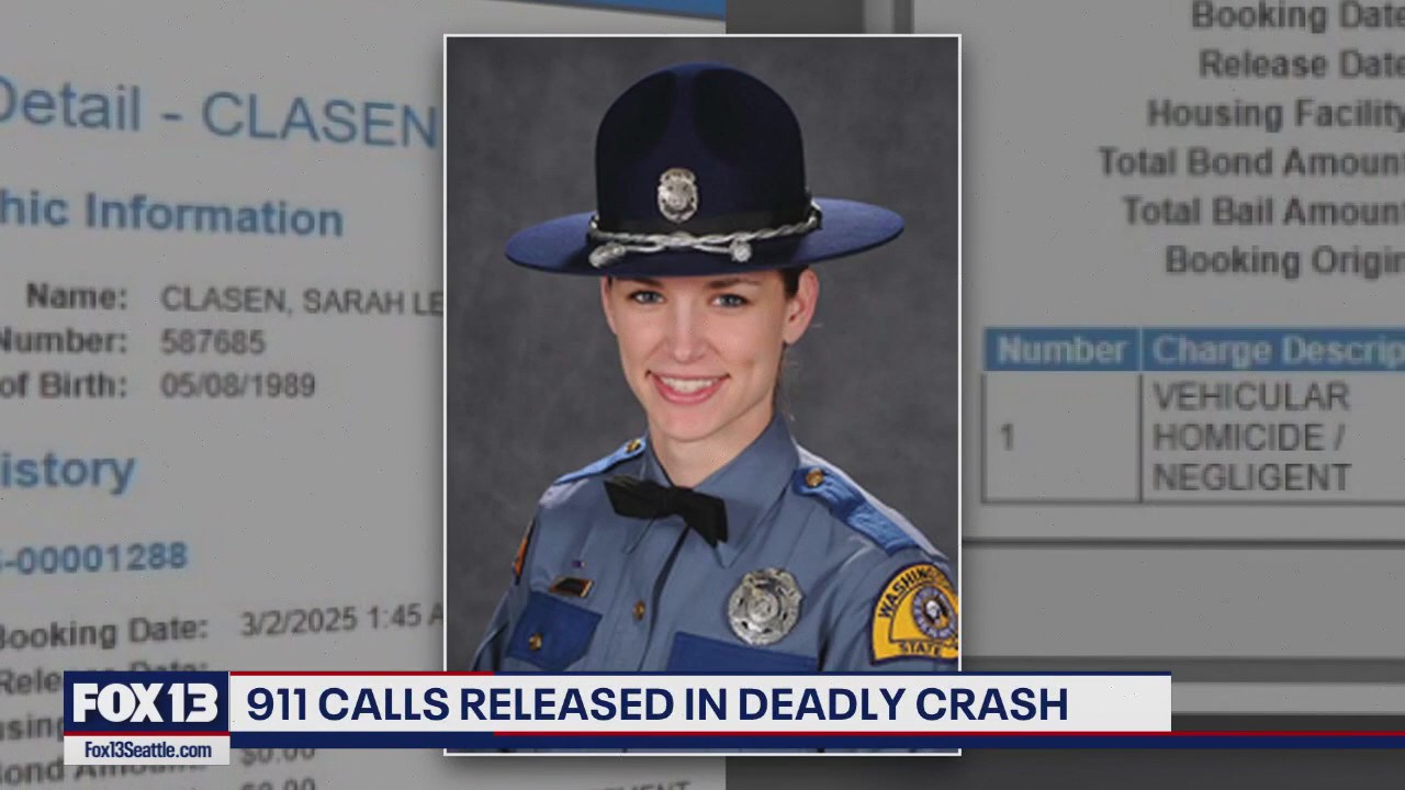 911 calls released in deadly WA trooper crash | FOX 13 Seattle
