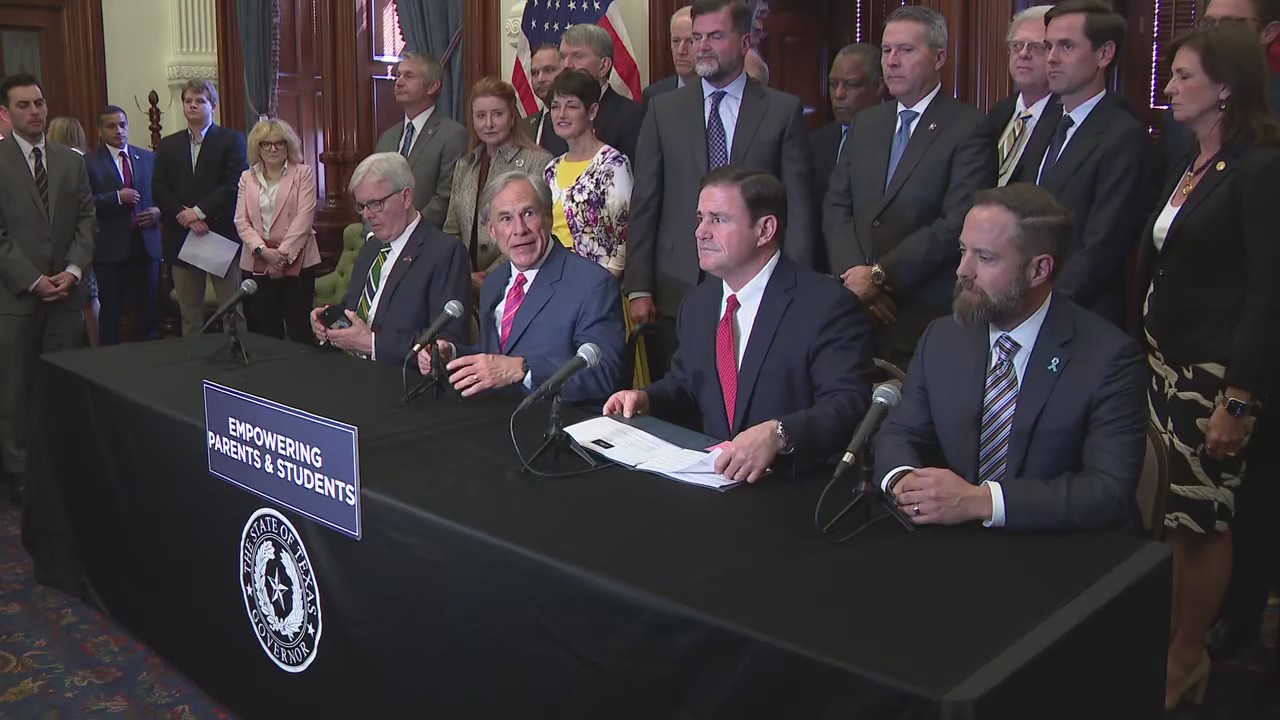 Abbott, state lawmakers speak on school choice | FULL