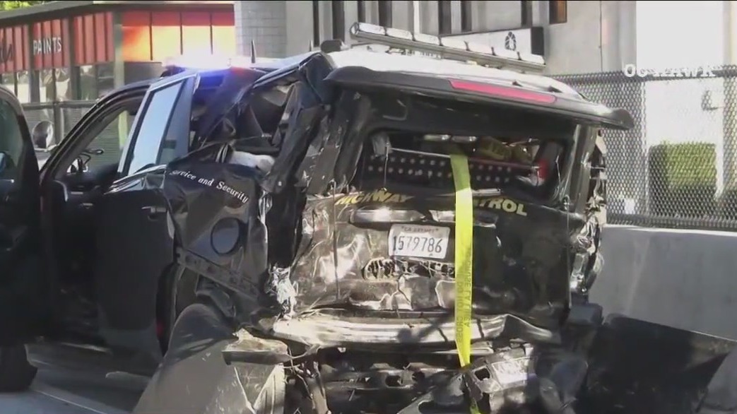 Good Samaritan helps CHP officer injured in crash | FOX 11 Los Angeles