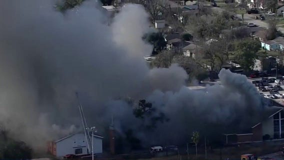 3-alarm fire damages former church