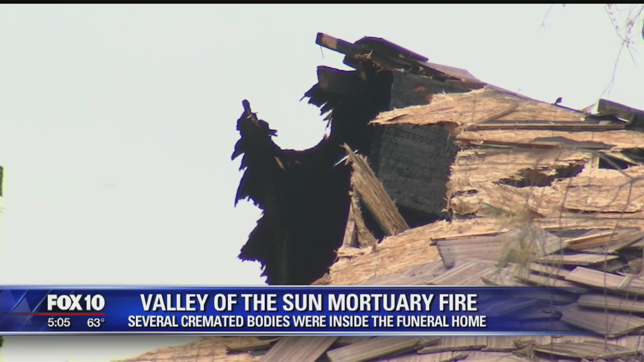 Funeral home in Chandler heavily damaged by fire