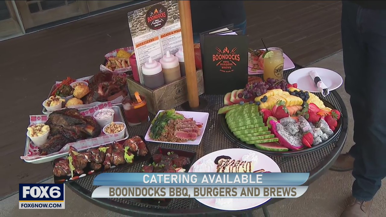 Catering from Boondocks BBQ, Burgers and Brews