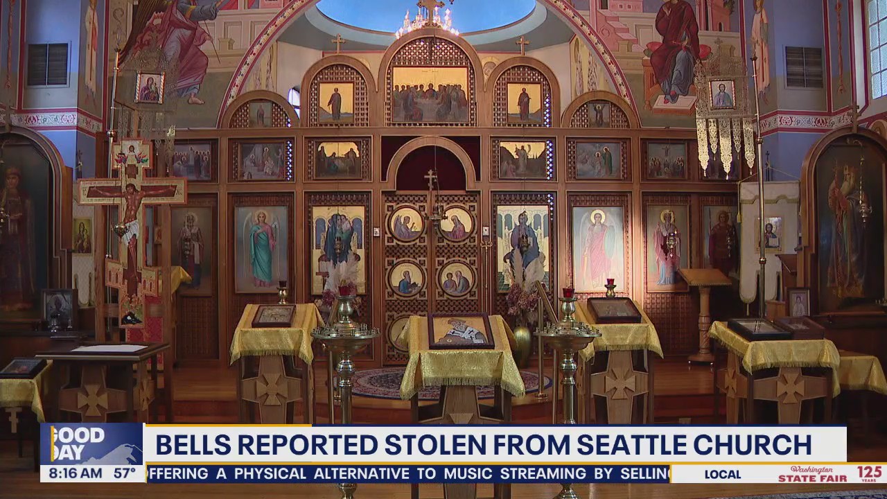 Bronze bells stolen from Seattle Church