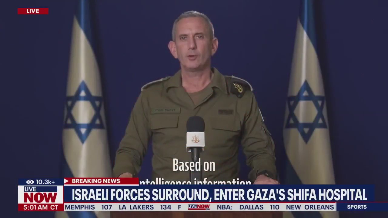 Israeli forces enter Shifa Hospital compound