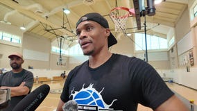 Russell Westbrook gives back in Altadena