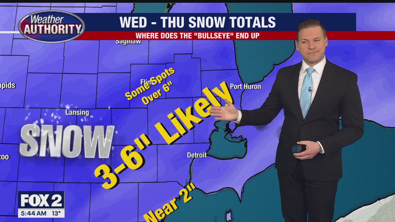 A snowy week ahead with two big snow storms